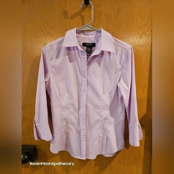Express Tops - Express Purple Dress Shirt